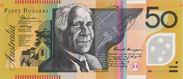 Fifty Australian Dollars Banknote